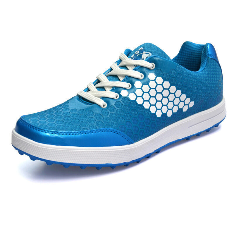 运动户外户外跑步鞋 高尔夫球鞋 男士运动鞋子 休闲透气鞋 蓝色 43